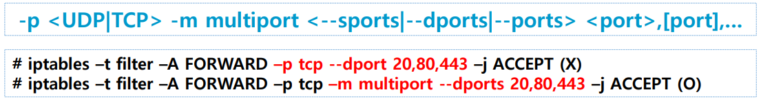 multiport예시